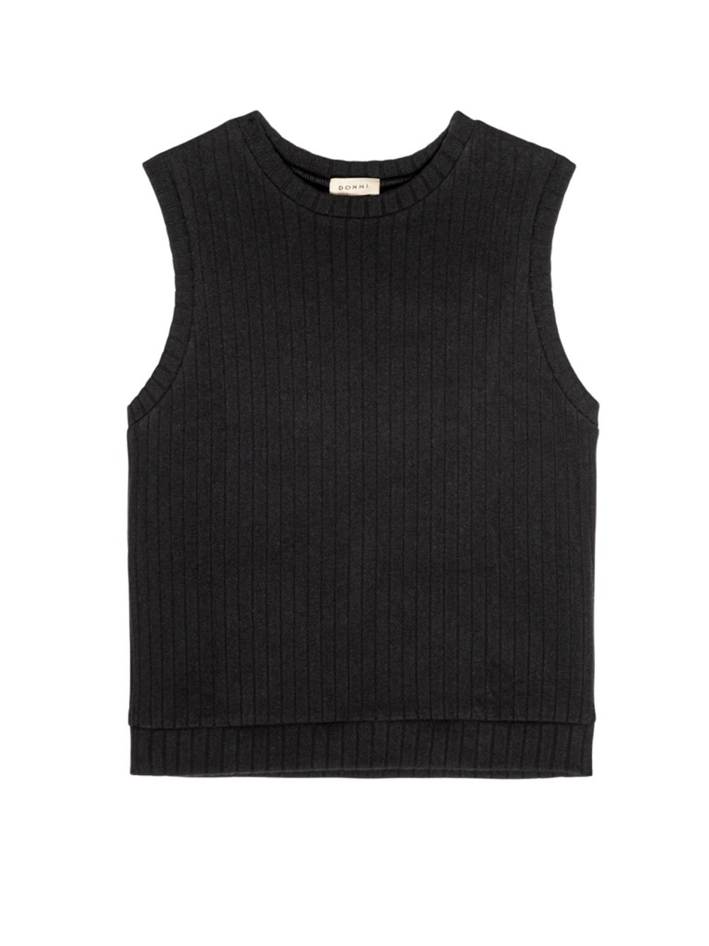 Donni The Sweater Rib Shell Size Small - Picture 2 of 8